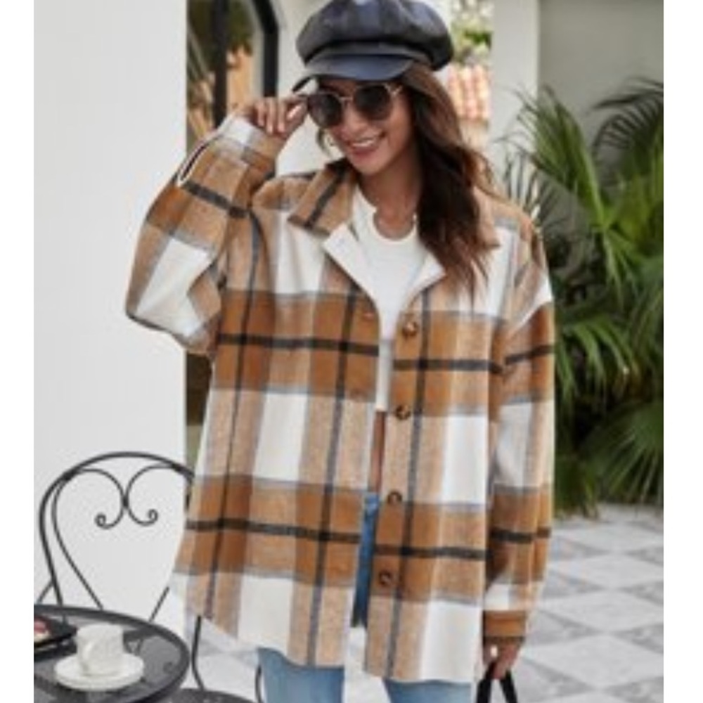 Plaid button up flannel